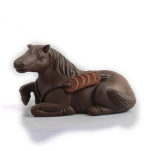 Горячая yixing розовый набор для чая интересные деньги на лошади Чай домашних животных тонкой работы зеленый чай украшения T331