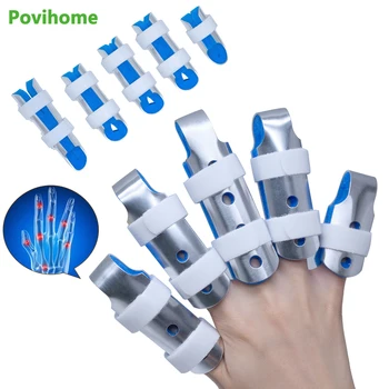

2Pcs Finger Brace Support Protector Bandage Pain Open Basketball Volleyball Finger Sleeve Wrist Protection Support D1237