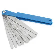 10 шт./кор. 100 мм* 10 из нержавеющей стали щуп датчик зазор внутреннее измерение диаметра инструмент 0,10-1,00 мм контрольный датчик