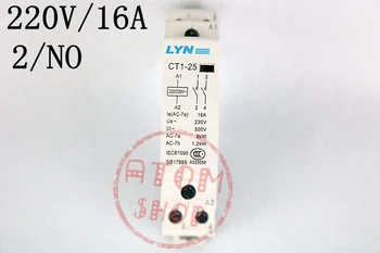 

CT1 CT1-25 16A 2P 230v 50or60HZ Din rail Household AC Contactor