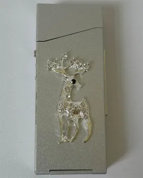 

50PCS USB lighter cigarette case for 18 cigarettes with 100mm length and 5mm diameter