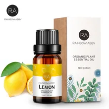 Натуральное чистое эфирное масло лимона 10 мл для осветления и отбеливания улучшает тусклую кожу уход за лицом массажное масло для красоты