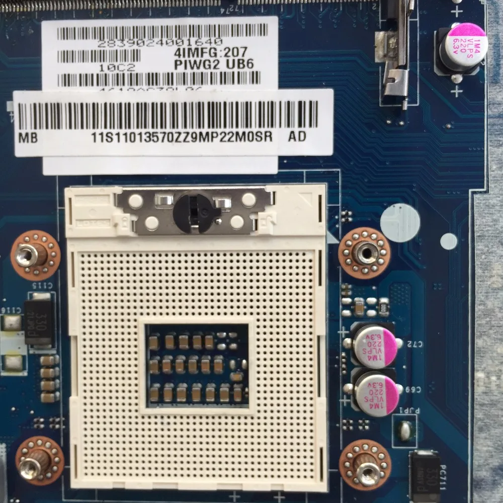 KEFU LA-675AP motherboard For Lenovo G570 laptop motherboard REV1.0 HM65 DDR3 PGA989 mainboard free