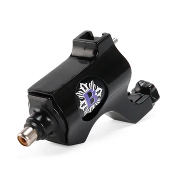 

Hot Sales New Rotary Tattoo Machine Bishop Style Professional Black Color Tattoo Machine For Liner & Shader RCA interface