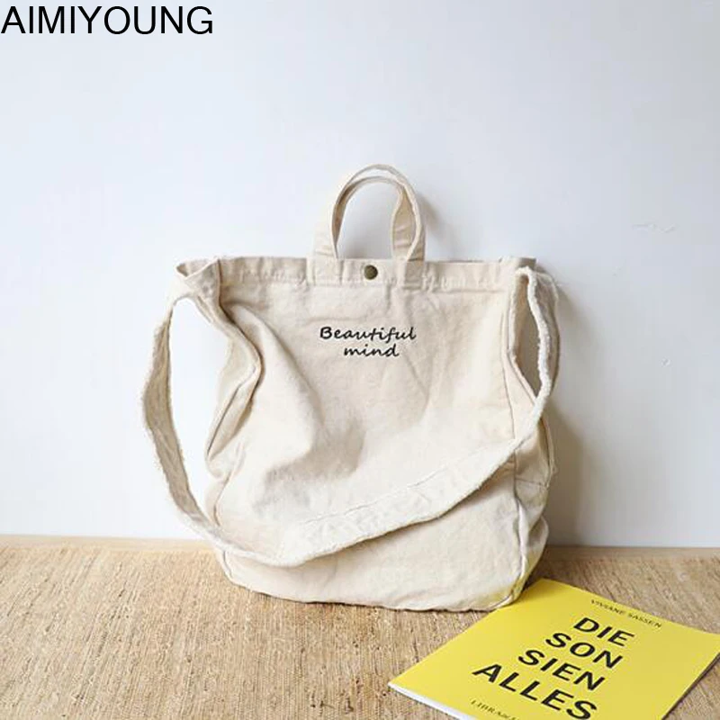 

AIMIYOUNG Women Handbags Canvas Shoulder Bags Casual Crossbody bags For Women Messenger Bags Tote Bolsa Feminina Bolsos Mujer