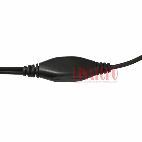 2 Pin Ear Bone вибрирующий наушник микрофон с Finger PTT для ICOM IC-V8 Walkie Talkie