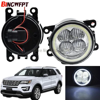 

2x Angel Eyes Super Bright Fog Light White light Led Fog Lamps 1set For Explorer 2011 2012 2013 2014