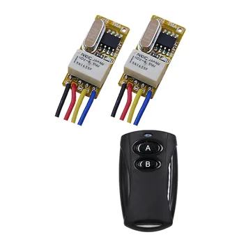 

New Style 1A Relay Switches RF Remote Switch 3.6V 4.5V 5V 6V9V 12V Wireless Remote Switch NO COM NC Momentary Toggle 315mhz