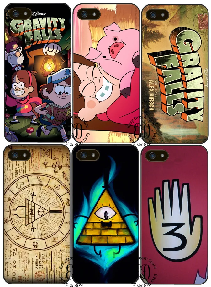 

Gravity Falls pig cover case for iphone X XR XS Max 4s 5 5s SE 6 6s 7 8 plus Samsung j7 s5 s6 s7 s8 s9 edge plus note 5 8 9