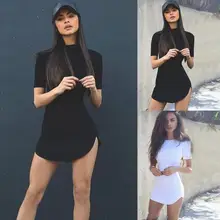 Women Summer Slim Dress Ladies Pullover Sexy Solid Color Dress Bodycon Sheath Solid Crew Neck Short Sleeve Mini Party Dress Women Summer Slim Dress Ladies Pullover Sexy Solid Color Dress Bodycon Sheath Solid Crew Neck Short Sleeve Mini Party Dress