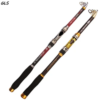 

2018 Hot 99% Carbon 2.1M 2.4M 2.7M 3.0M 3.6M Portable Telescopic Fishing Rod Fishing Tackle Sea Rod