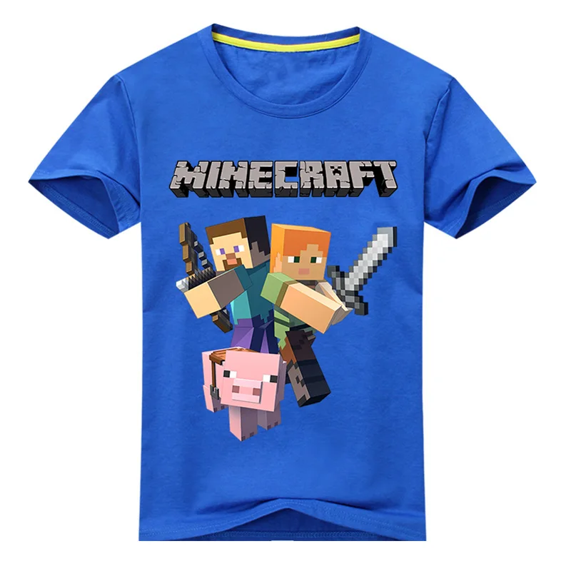 

Cecinienta Boy's T-Shirt Cotton Short-Sleeved Children's Clothing Cartoon Printing Summer Girls Clothes Age 2 3 4 5 6 8 10 12 Y