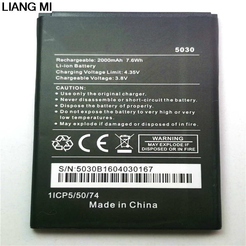 

High Quality New Original Wiko 5030 cell phone Battery for Wiko 5030 Mobile Phone with phone stander for gift