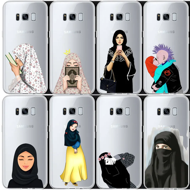 

Muslim Islamic Gril Eyes Arabic Hijab Girl Soft TPU Phone Case Cover For Samsung 2016 2017 A5 A7 J3 J5 J7 2018 A6 A8PIUS Case