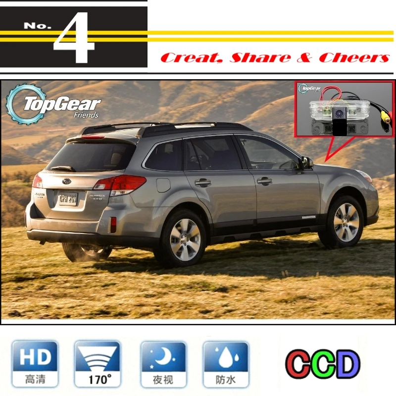 

Car Camera For Subaru Outback / Outback Sport High Quality Rear View Back Up Camera PAL / NTSC To TopGear Tuning / CCD Connector