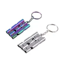 Крутой 150dB 3 трубки для выживания на открытом воздухе спортивный рефери для домашних животных тренировочный свисток из нержавеющей стали