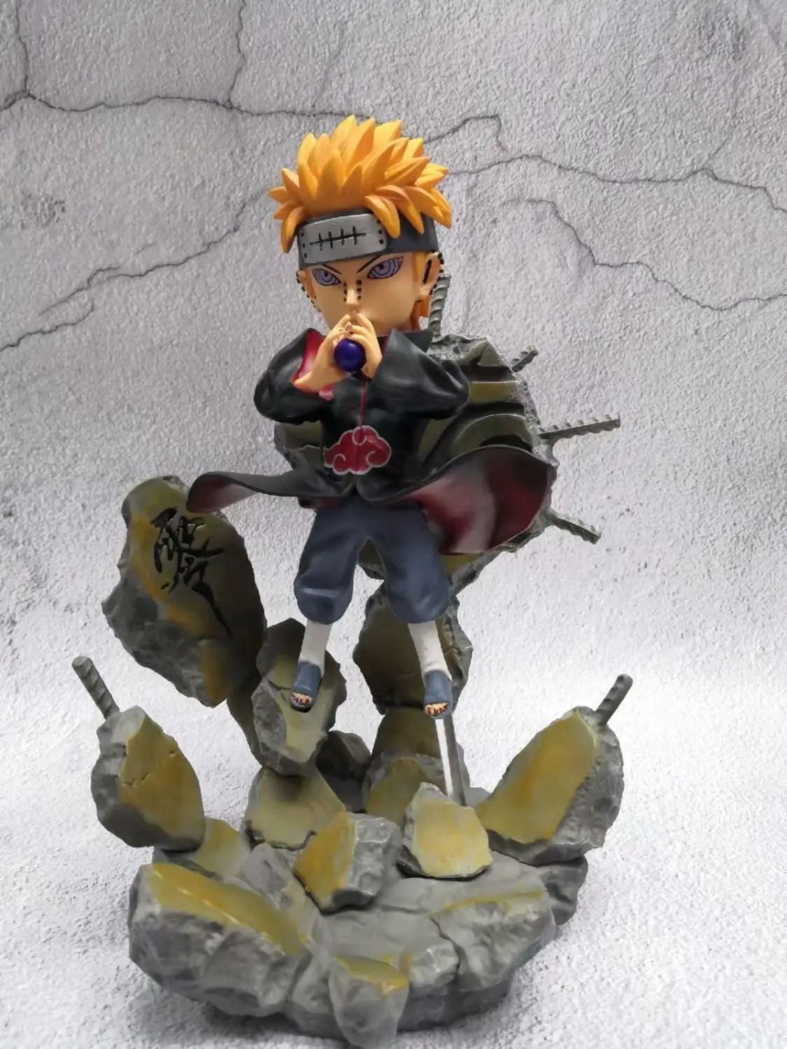 Аниме 25 см Наруто Shippuden Akatsuki Pain Pein фигурка ПВХ Коллекционная модель
