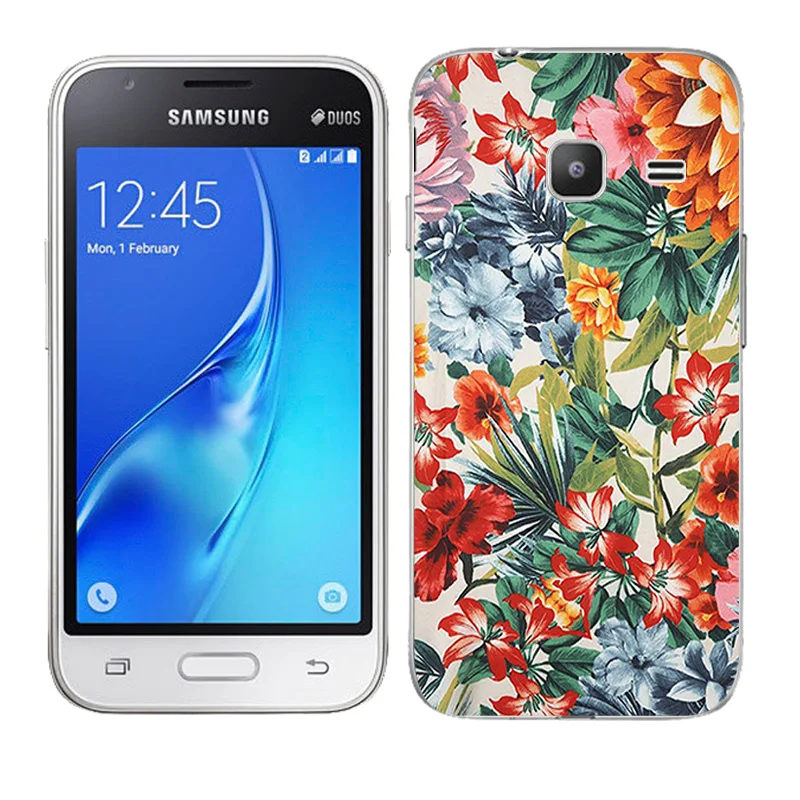 TPU силиконовый чехол для Samsung Galaxy J1 mini необычная Раскрашенная мягкая задняя