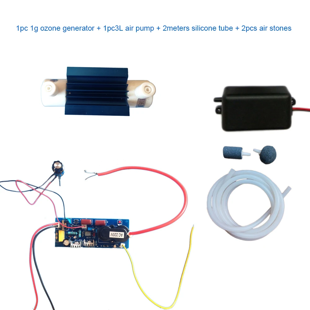 0-1 г кварцевая трубка генератор озона Выход Регулируемый с потенциометром+ дополнительный аксессуар