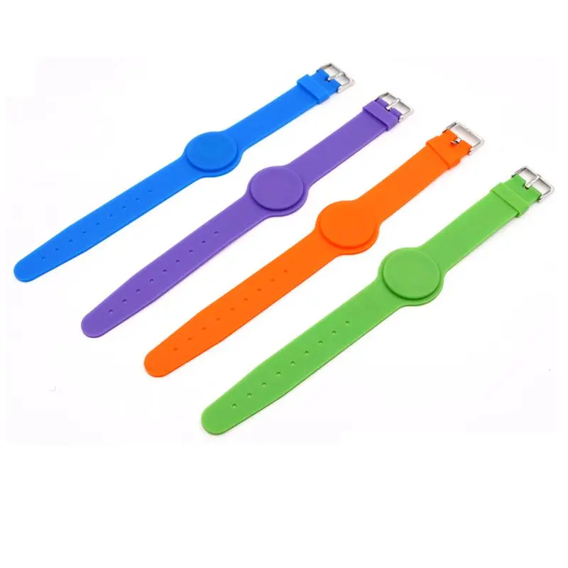 1 шт. силиконовый браслет с RFID защитой 125 кГц|wristband rfid|rfid braceletaccess control |