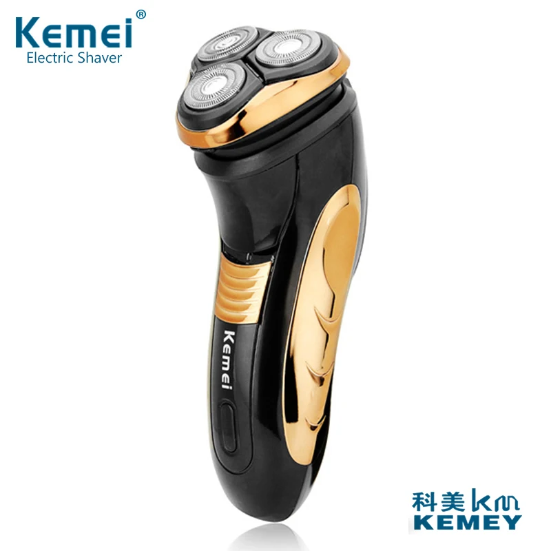 KM 8010 новый kemei бритвы 3D Ротари Моющийся Электробритва Бритва Аккумуляторная