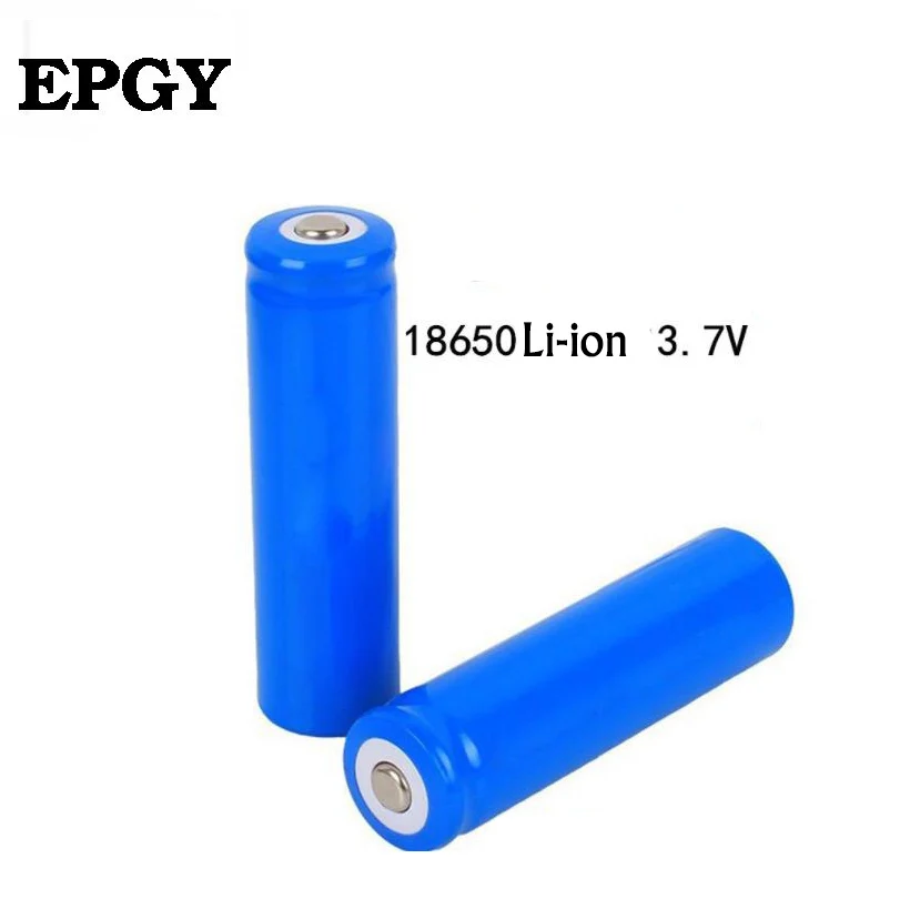 EPGY 18650 Батарея 3 7 V 2600mAh перезаряжаемые батареи lion для светодиодной вспышки