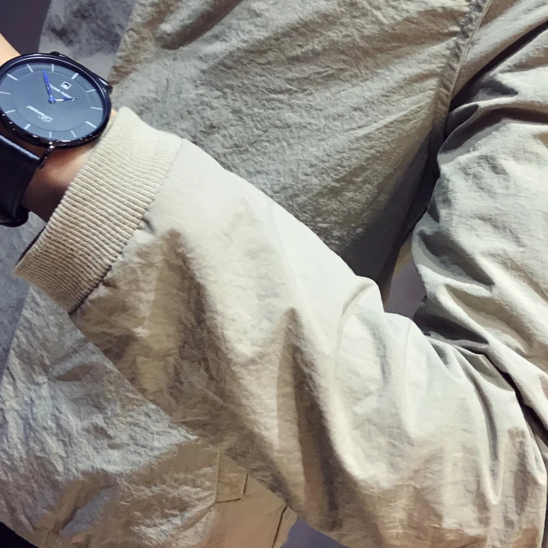 2018 New Autumn Jacket Men Fashion Pure Color Coat Thin type of jacket Male 2018 New Autumn Jacket Men Fashion Pure Color Coat Thin type of jacket Male