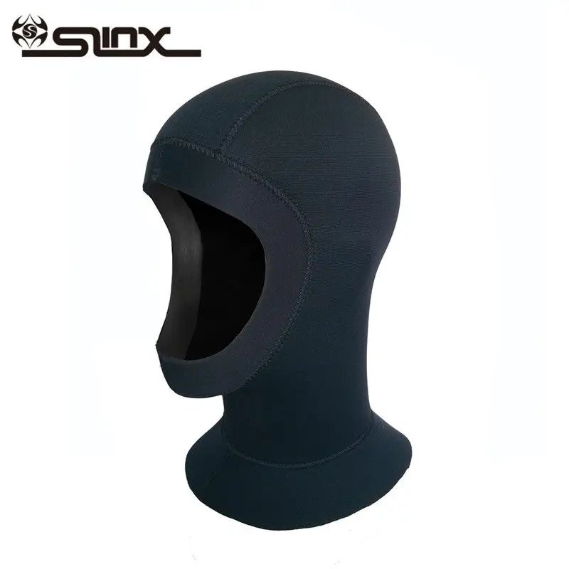 

slinx diy trimed 5mm neoprene scuba diving mask full face neck hat waterproof spearfishing fishing snorkeling swim warm hood cap
