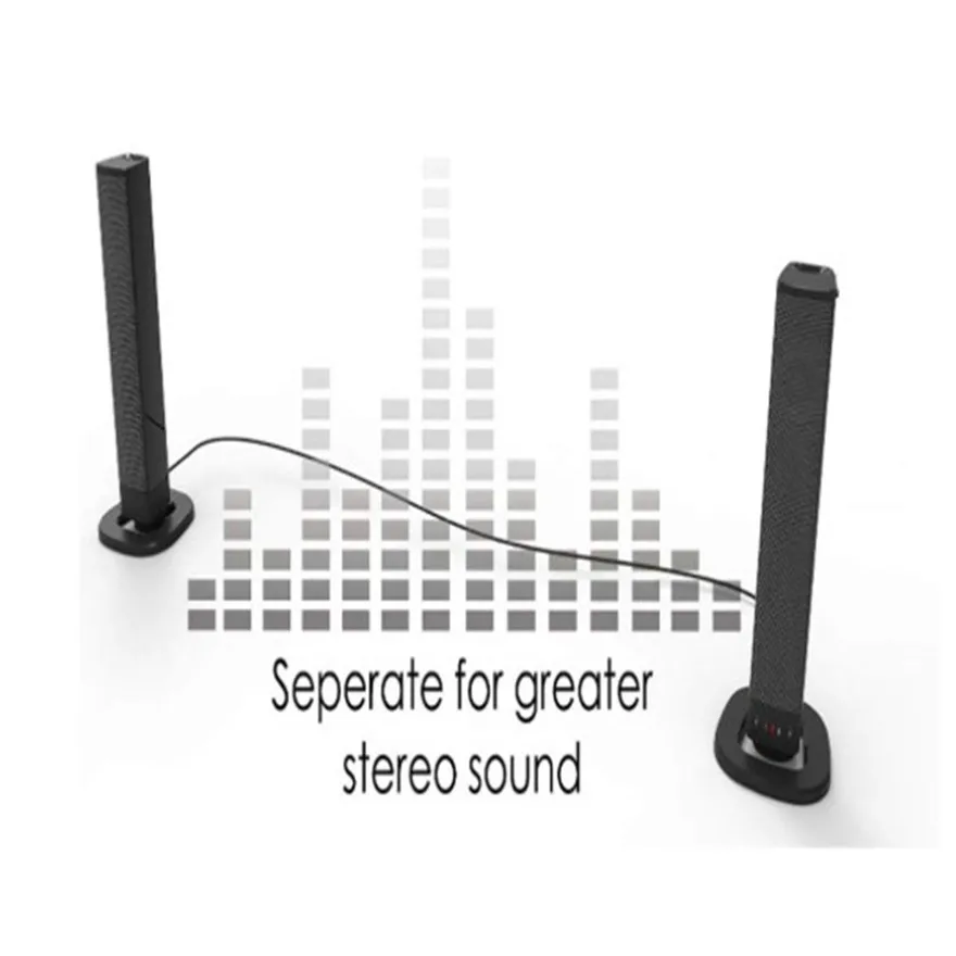 

Bluetooth Tower Speaker High Power Soundbar Home Theater Sound System Boombox Detachable Diy Column Support Tf Aux Usb Fm Rca