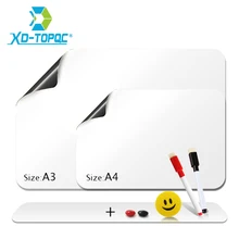 Mini Whiteboard Boards-Stickers Magnets Memo-Pad Refrigerator Fridge Soft No FM03 Flexible