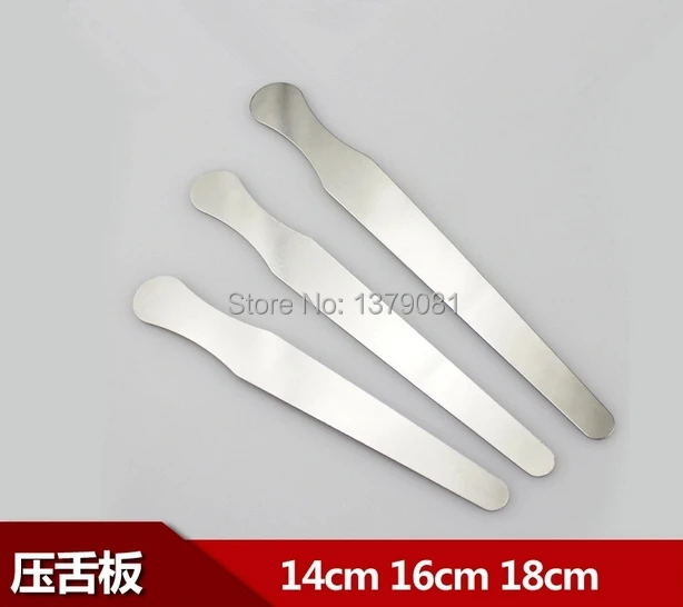 Stainless steel medical tongue depressor spatula 14cm 16cm,18cmin Refillable Bottles from