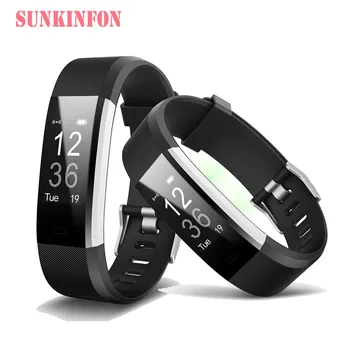 

ID147 Bluetooth Smart Wristband Bracelet Fitness Sleep Tracker Pedometer Heart Rate Monitor for Motorola XiaoMi LG HTC Phones