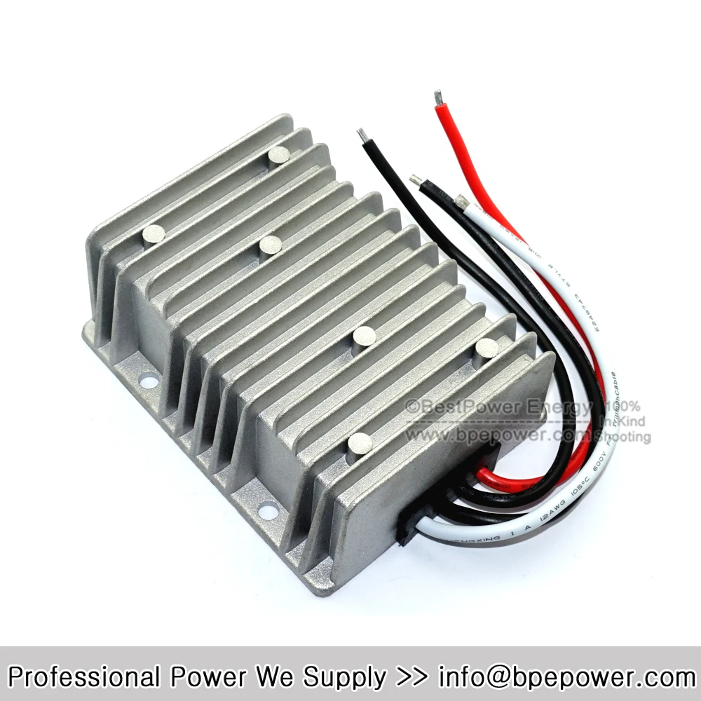 DC DC Converter, 48V Step Down to 12V 30A Golf Cart Voltage Reducer
