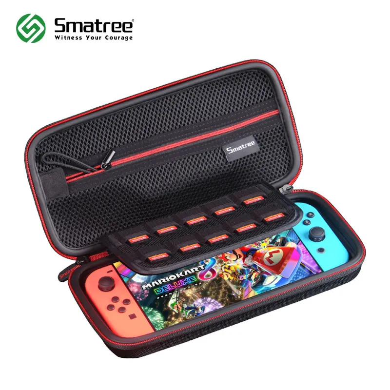 Защитный жесткий чехол Smatree EVA сумка для переноски Nintendo Switch консольные карты