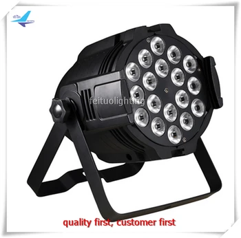 

16pcs/lot bright led par stage 18* 18w led 6 in 1 quad-color led par can light led par 64 stage Lumiere Wash DJ Effect Lights