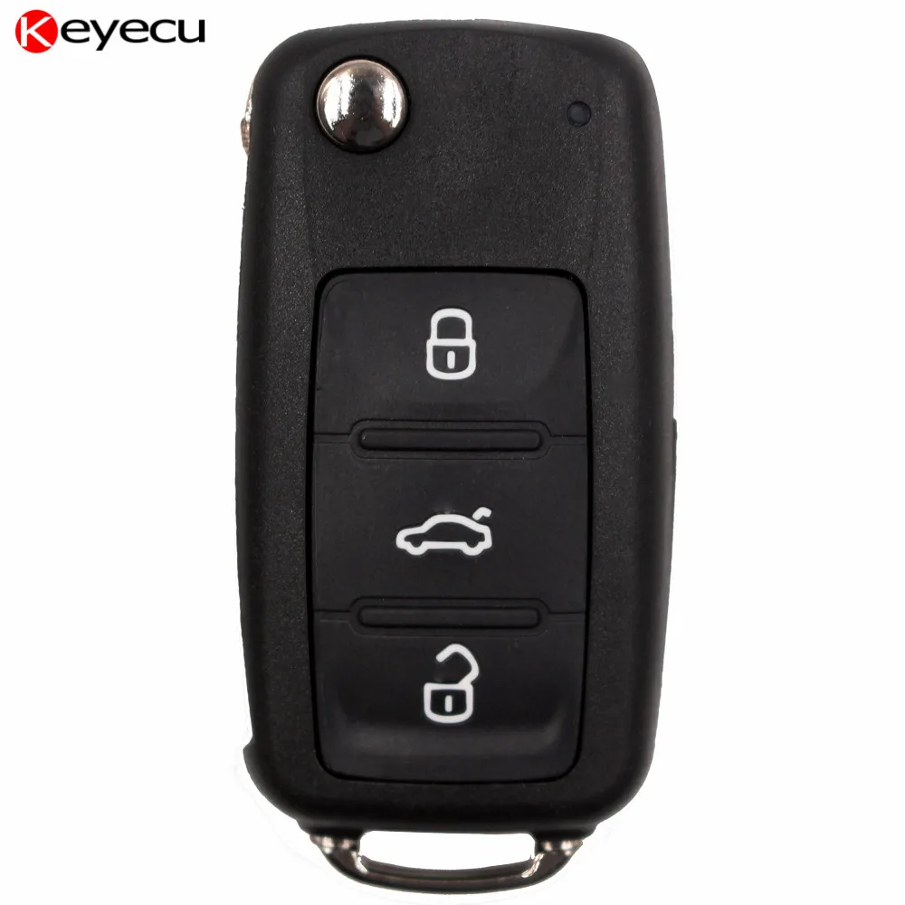 Keyecu Car Key for Skoda Citigo Fabia Rapid Roomster Superb Yeti