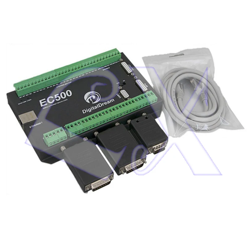 EC500 Ethernet коммуникация прочная 3/4/5/6 ось Mach3 CNC карта управления движением 460 кГц