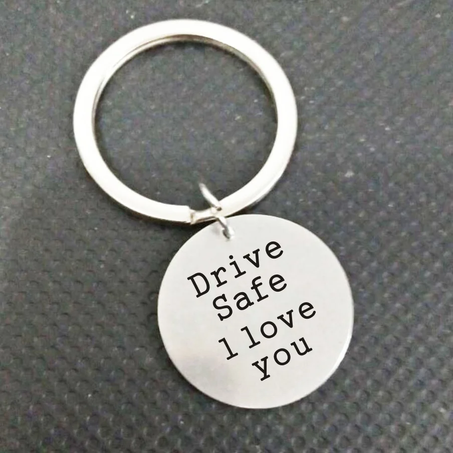 New 2018 Drive Safe Key Chain Truck Driver Gift Sweet 16 Gift Keychain