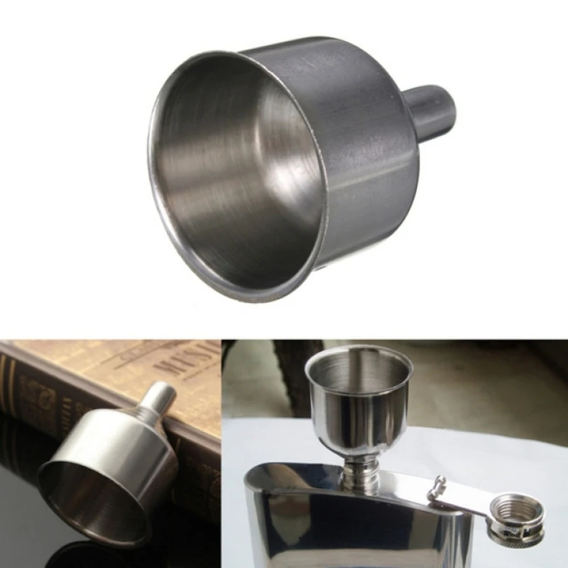 

Stainless Steel Bell Style Funnel Hopper For Flask Oil Wine Pot Filler