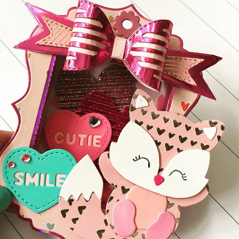 

JC Metal Cutting Dies for Scrapbooking 2019 Die Cut Craft Bow Decoration DIY Album Embossing Folder Stencils Card Maker Template