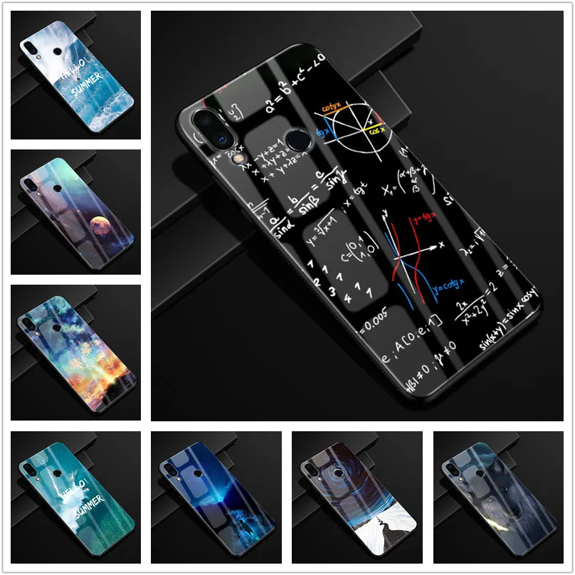 

For Meizu Note 9 Case 6.2'' Tempered Glass Hard PC Back Cover For Meizu Note 9 Phone Cases silicone bumper Capa For Meizu Note9