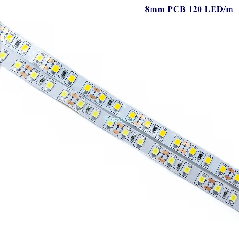 50 шт. 5 м SMD 2835 120 240 светодиодный/м DC12V Светодиодная лента IP20 не водонепроницаемая гибкая лента светодиодный светильник потолочный светильник ing