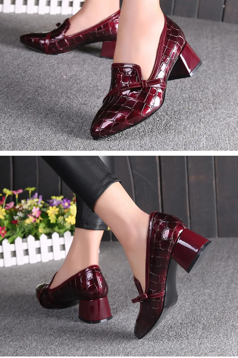 ROYYNA/новые модные стильные женские туфли-лодочки, женские офисные туфли с острым носком, женские деловые туфли на квадратном каблуке