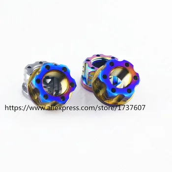 

1pcs Titanium alloy M16/M18 Pitch 1.5mm Motorcycle Flange Nuts Bolts Screw Nuts