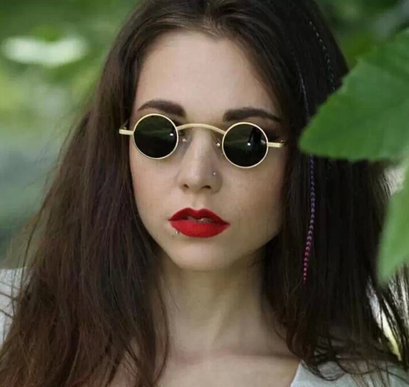 70 s John Lennon Vintage Piccoli Occhiali Da Sole Rotondi Full Metal Rim  Outdoor Occhiali Da Sole Polarizzati Retro Occhiali Rx in grado di|small  round sunglasses|round sunglassesretro glasses - AliExpress