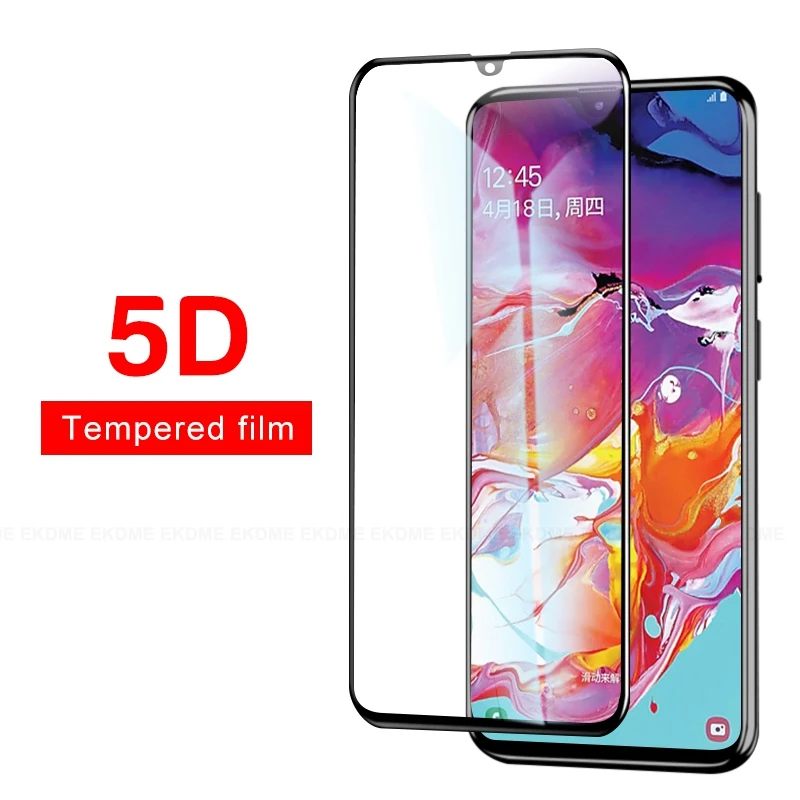 

5D Protective Glass For Samsung Galaxy A50 Full Cover Screen Protector For Samsung Galaxy A50 SM-A50 Tempered Glass Front Film