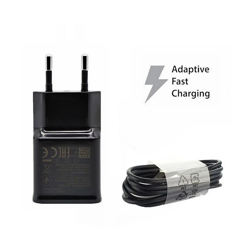 Быстрое зарядное устройство 1,2 M type C кабель для зарядки 9V1. 67A/5V2A настенный EU US Адаптивный для samsung S8 S9Plus Oneplus Android Micro Phone Quick