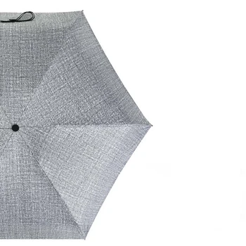 

New portable men's umbrella mini pocket bear umbrella UV protection rain folding ladies small 50 percent sun umbrella sale