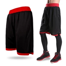 New 2017 Men’s Basketball Shorts Boy Sport Running Short Trousers Training Fitness Elastic Summer Beach Gym Breathable Plus Size