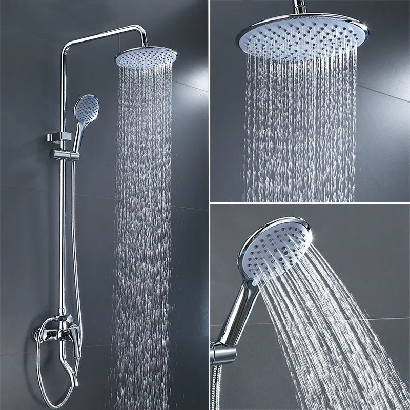 

ITAS6618 Copper shower head set adjustable anti-corrosion ceramic plate spool electroplate water stability